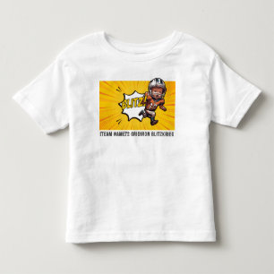 Camiseta De Bebé personalizable #28 de Gridiron Blitzkrieg, de [Nom