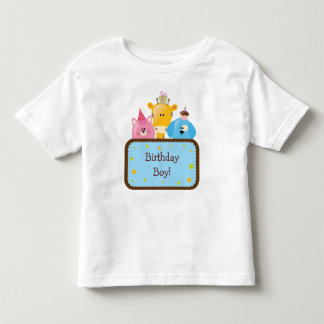 Camiseta De Bebé Personalizable Cute Animals Birthday Boy