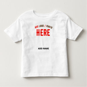 CAMISETA DE BEBÉ PERSONALIZABLE MODERNO ESTILO BLANCO VERIFICADO MA