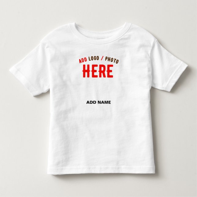 CAMISETA DE BEBÉ PERSONALIZABLE MODERNO ESTILO BLANCO VERIFICADO MA (Anverso)