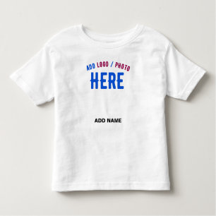 CAMISETA DE BEBÉ PERSONALIZABLE MODERNO ESTILO BLANCO VERIFICADO MA
