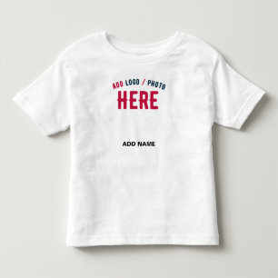 CAMISETA DE BEBÉ PERSONALIZABLE MODERNO ESTILO BLANCO VERIFICADO MA