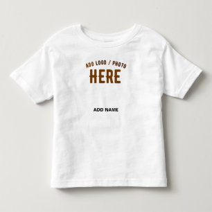 CAMISETA DE BEBÉ PERSONALIZABLE MODERNO ESTILO BLANCO VERIFICADO MA