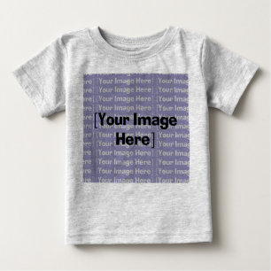 Camiseta De Bebé Personalizable Orgánico infantil horizontal