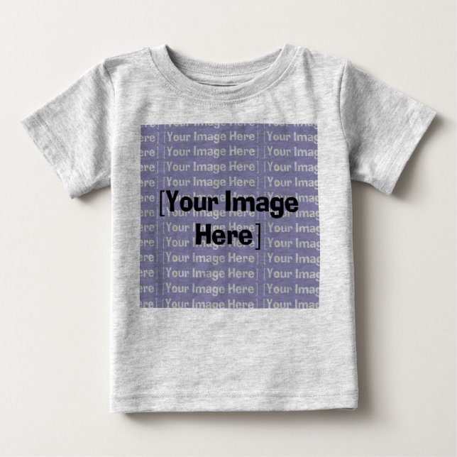 Camiseta De Bebé Personalizable Orgánico infantil horizontal (Anverso)