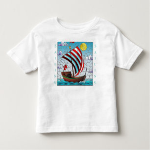 Camiseta De Bebé Personalización de Blue Ocean Sail Boat Clear Sky 
