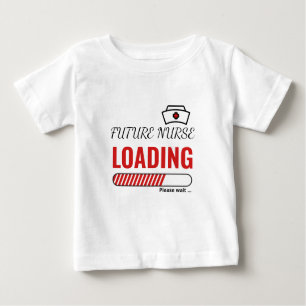 Camiseta De Bebé Personalización de la moda de la futura enfermera 