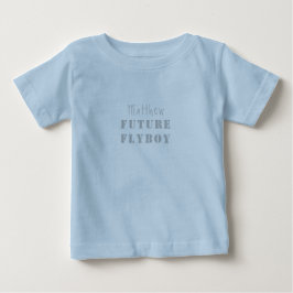 Camiseta De Bebé Personalización militar de Flyboy en el futuro