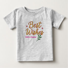 Camiseta de bebé personalizada con nombre