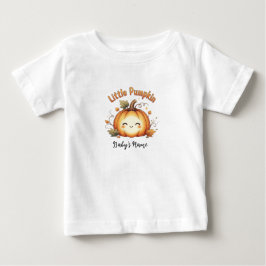 Camiseta de bebé personalizada de calabaza pequeña