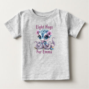Camiseta de bebé personalizada Eight Hugs