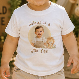 Camiseta de bebé personalizada para el primer cump