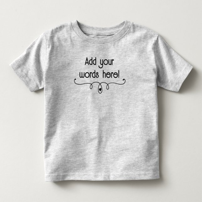 Camiseta De Bebé Personalizado (Anverso)