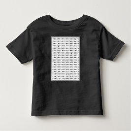 Camiseta De Bebé Personalizado 12 Word Family Word Search