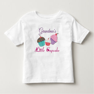 Camiseta De Bebé Personalizado Abuela Pequeña Torta