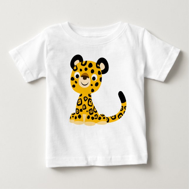 Camiseta De Bebé Personalizado amable y amable Jaguar Baby T-Shirt (Anverso)