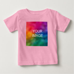Camiseta De Bebé Personalizado Añadir tu foto de envío de texto col