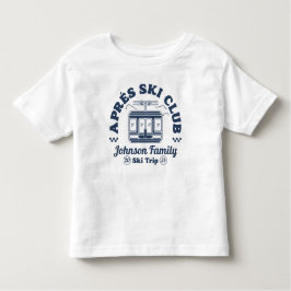 Camiseta De Bebé Personalizado Apres Ski Family Amigos Ski Trip Gro