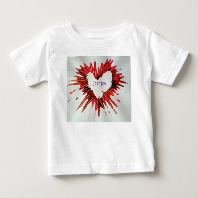 Camiseta De Bebé Personalizado bebé (Anverso)