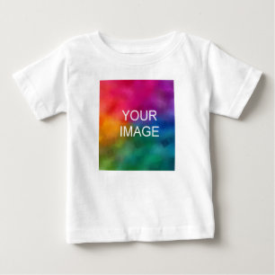 Camiseta De Bebé Personalizado Blanco de moda Añadir tu foto de env