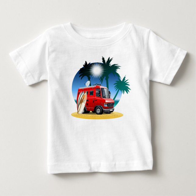 Camiseta De Bebé Personalizado Camper (Anverso)