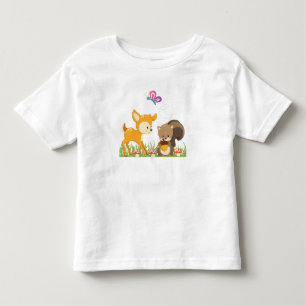 Camiseta De Bebé Personalizado caprichoso de animales salvajes