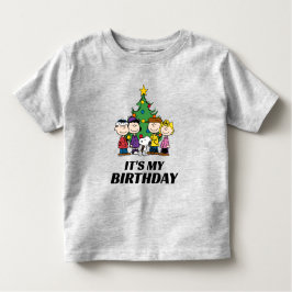Camiseta De Bebé Personalizado Charlie Brown y amigos Cumpleaños de