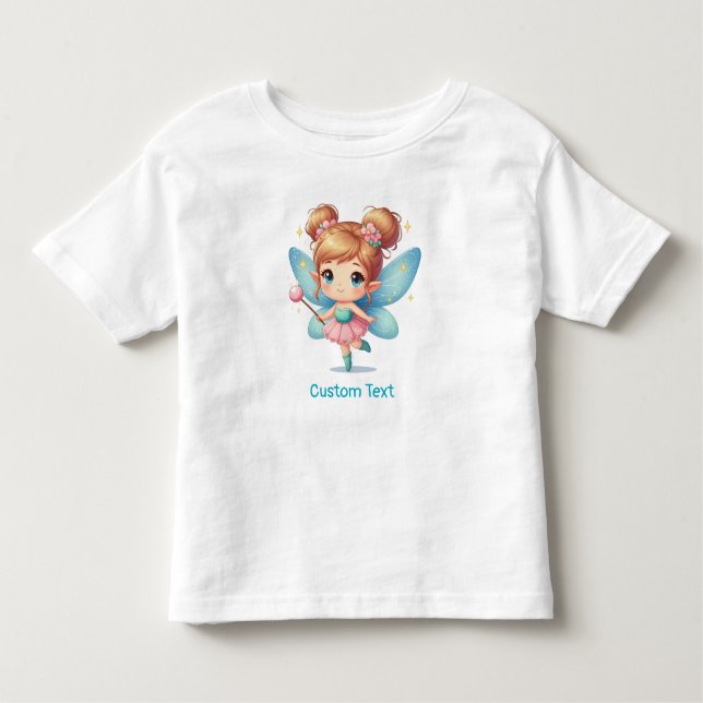 Camiseta De Bebé Personalizado Chica de hadas (Anverso)