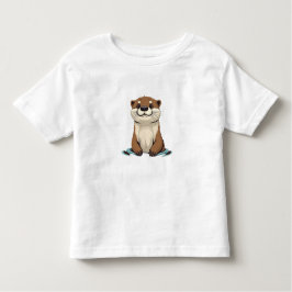 Camiseta De Bebé Personalizado con encanto Otter