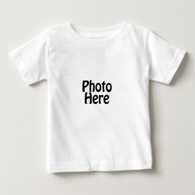 Camiseta De Bebé Personalizado Con Su Foto Favorita (Anverso)
