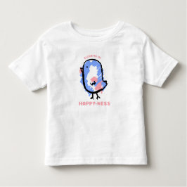 Camiseta De Bebé Personalizado Cute Bluebird