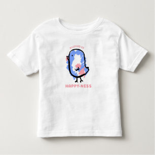 Camiseta De Bebé Personalizado Cute Bluebird