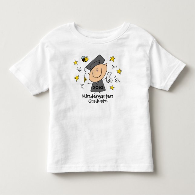 Camiseta De Bebé Personalizado Cute Boy Grad (Anverso)