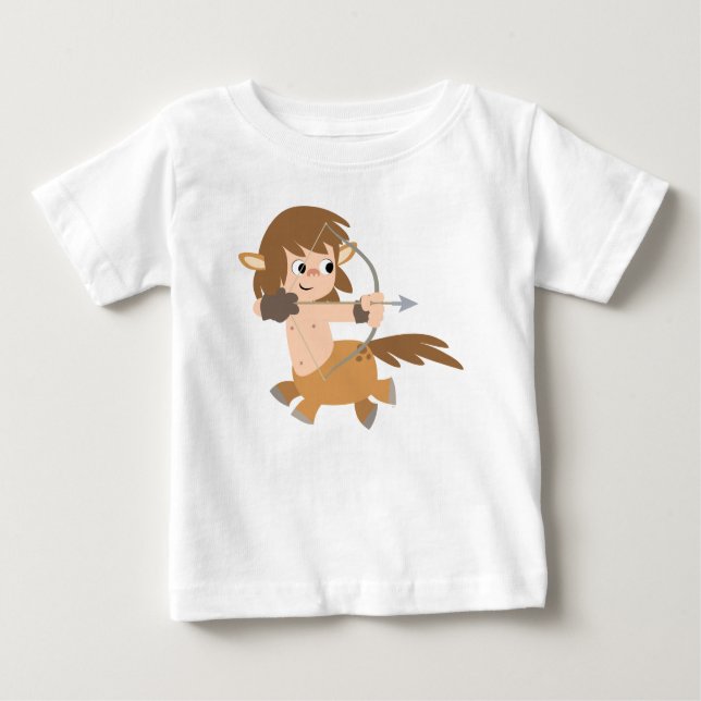 Camiseta De Bebé Personalizado Cute Centaur Sagittarius Ruffle T-Sh (Anverso)