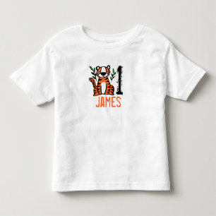 Camiseta De Bebé Personalizado Cute Tiger