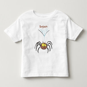 Camiseta De Bebé Personalizado de araña suave y adorable