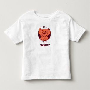 Camiseta De Bebé Personalizado de Búho Cute
