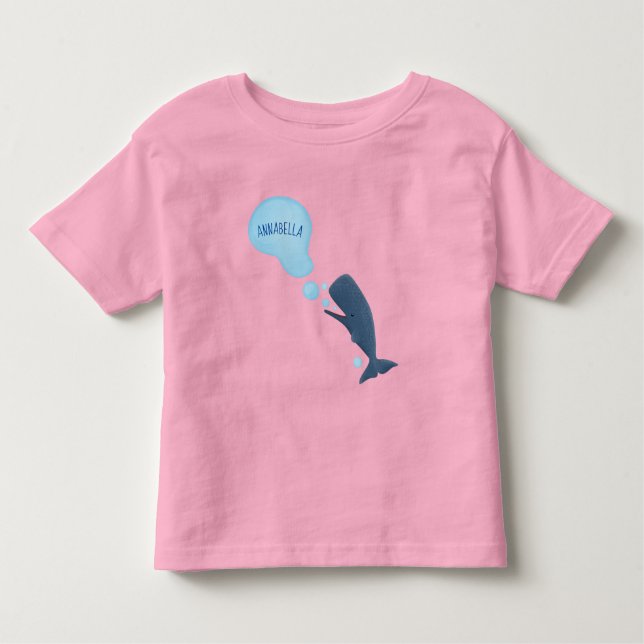 Camiseta De Bebé Personalizado de burbujas de esperma de esperma (Anverso)