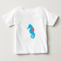 Personalizado de caballitos de mar azules