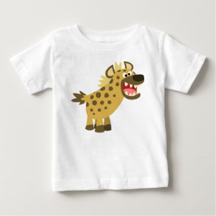 Camiseta De Bebé Personalizado de cacareo suave Hyena Baby T-Shirt