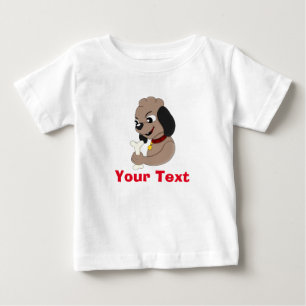 Camiseta De Bebé Personalizado de cachorros