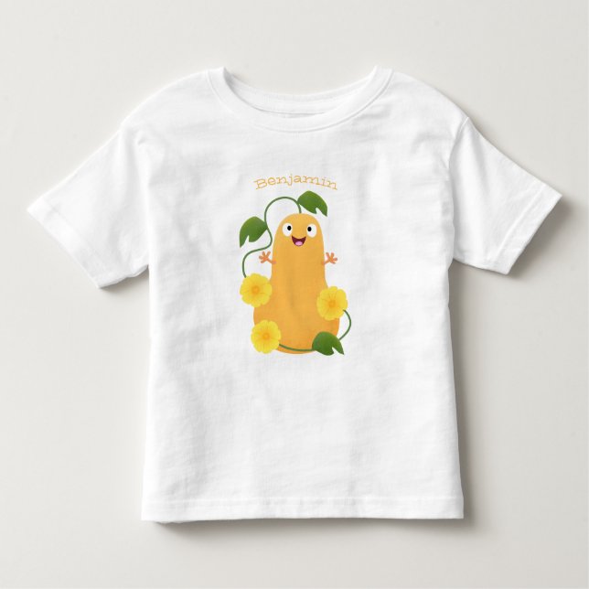 Camiseta De Bebé Personalizado de calabaza de calabaza de marihuana (Anverso)
