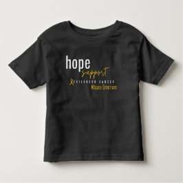 Camiseta De Bebé personalizado de cáncer infantil #nombre de equipo