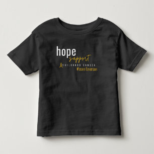 Camiseta De Bebé personalizado de cáncer infantil #nombre de equipo