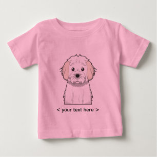 Camiseta De Bebé Personalizado de Cavachon personalizado