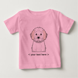 Camiseta De Bebé Personalizado de Cavachon personalizado