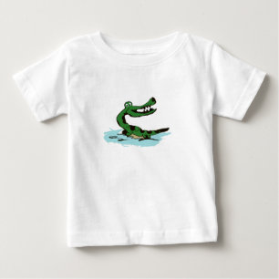 Camiseta De Bebé PERSONALIZADO de cocodrilo ADORABLE
