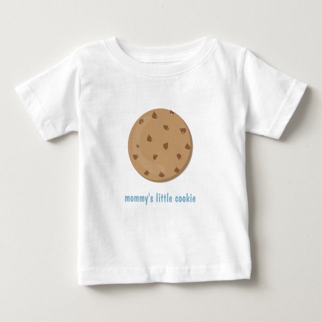 Camiseta De Bebé Personalizado de cookies de chocolate personalizad (Anverso)
