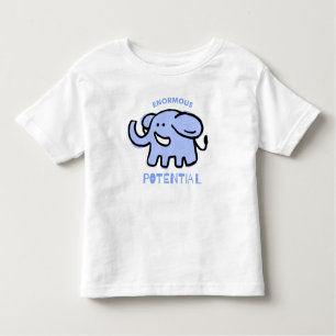 Camiseta De Bebé Personalizado de elefante lindo