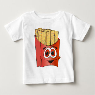 Camiseta De Bebé Personalizado de Fries de Francia